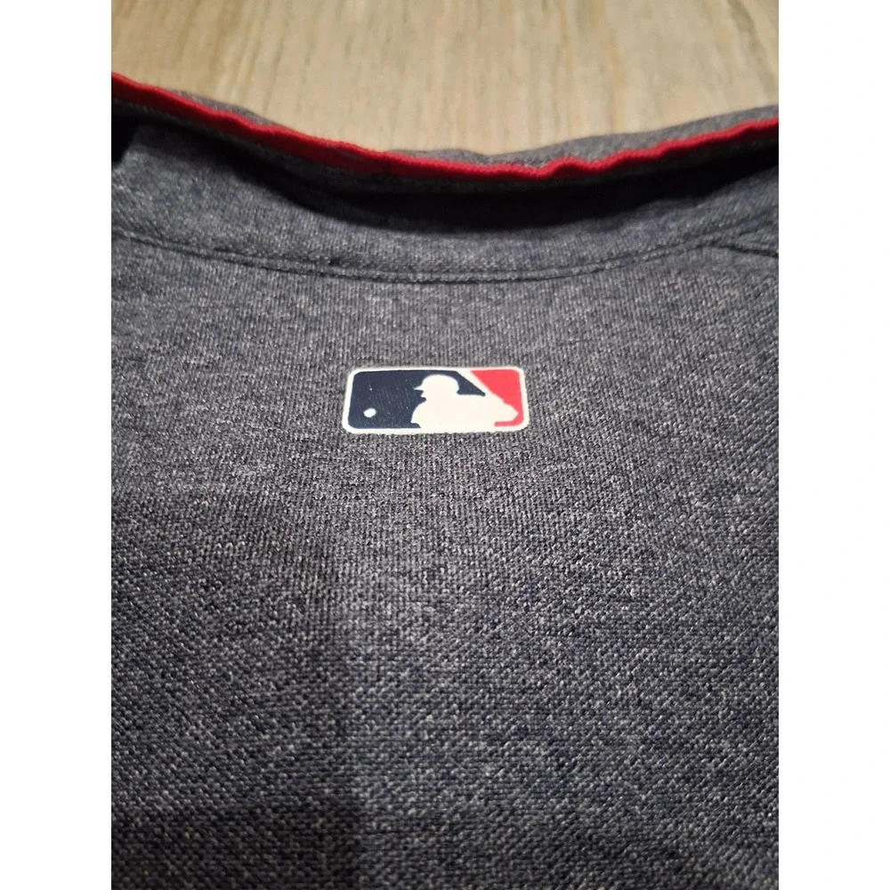Nike Mens‎ St Louis Cardinals Dri-FIT Polo Shirt Gray MLB Authentic XXL